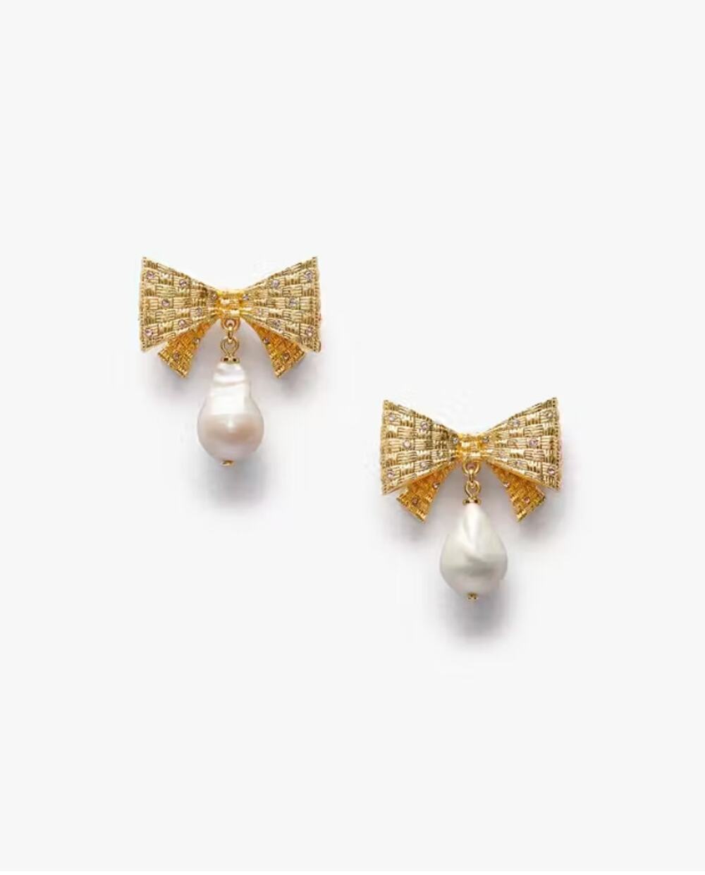 Kate Spade Wrapped In A Bow Drop Earrings
